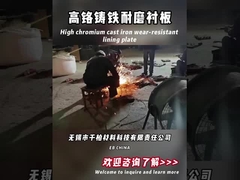 Parti di usura di acciaio fuso ad alto manganese